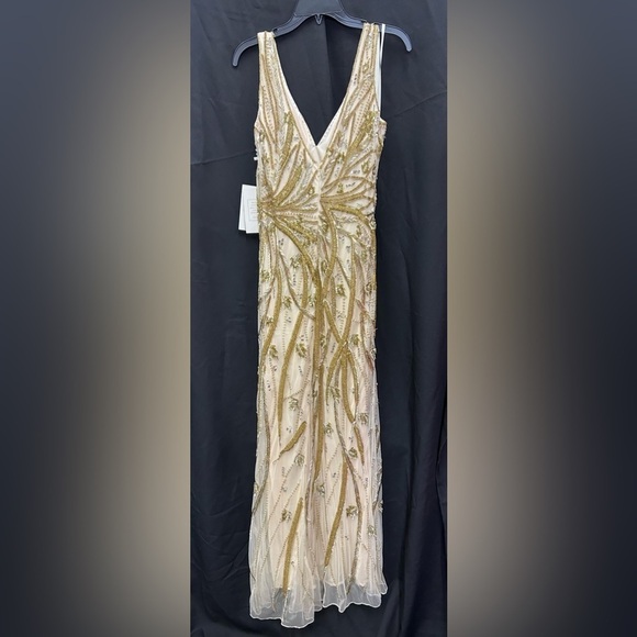 Mac Duggal 5478 NWT Long Beaded Sequin Prom Formal Dress - Picture 6 of 11